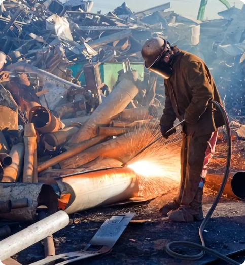 Раздельщик лома и отходов металла